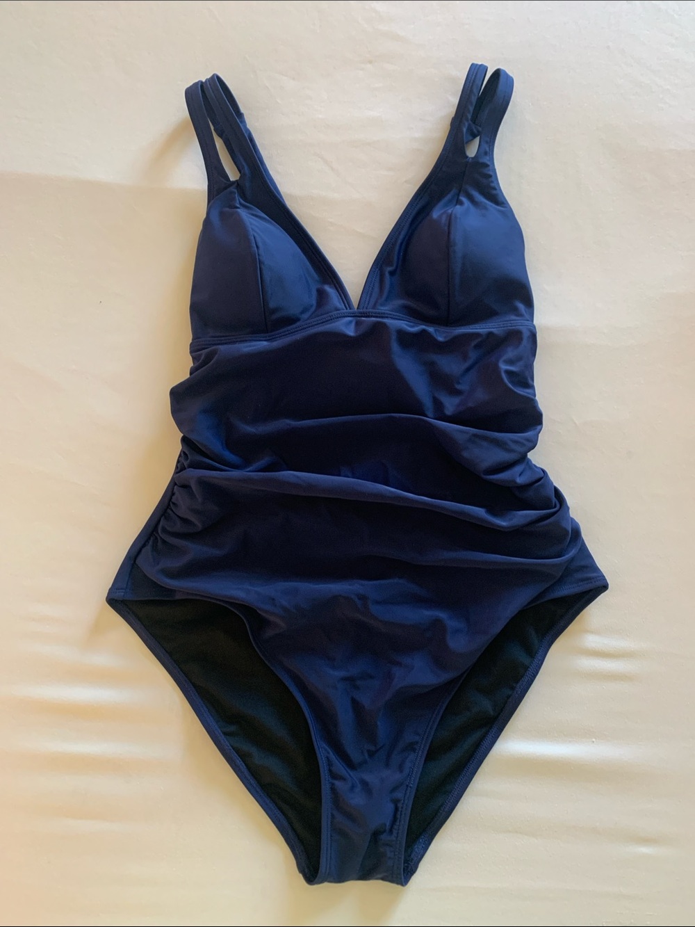 Classic Navy One-Piece Swimsuit